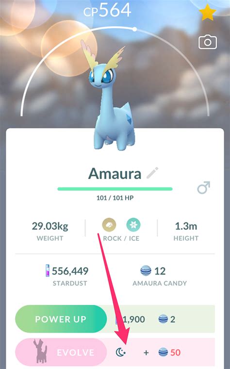 amaura pokémon go